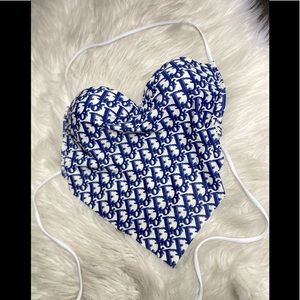 inspired vintage monogram top